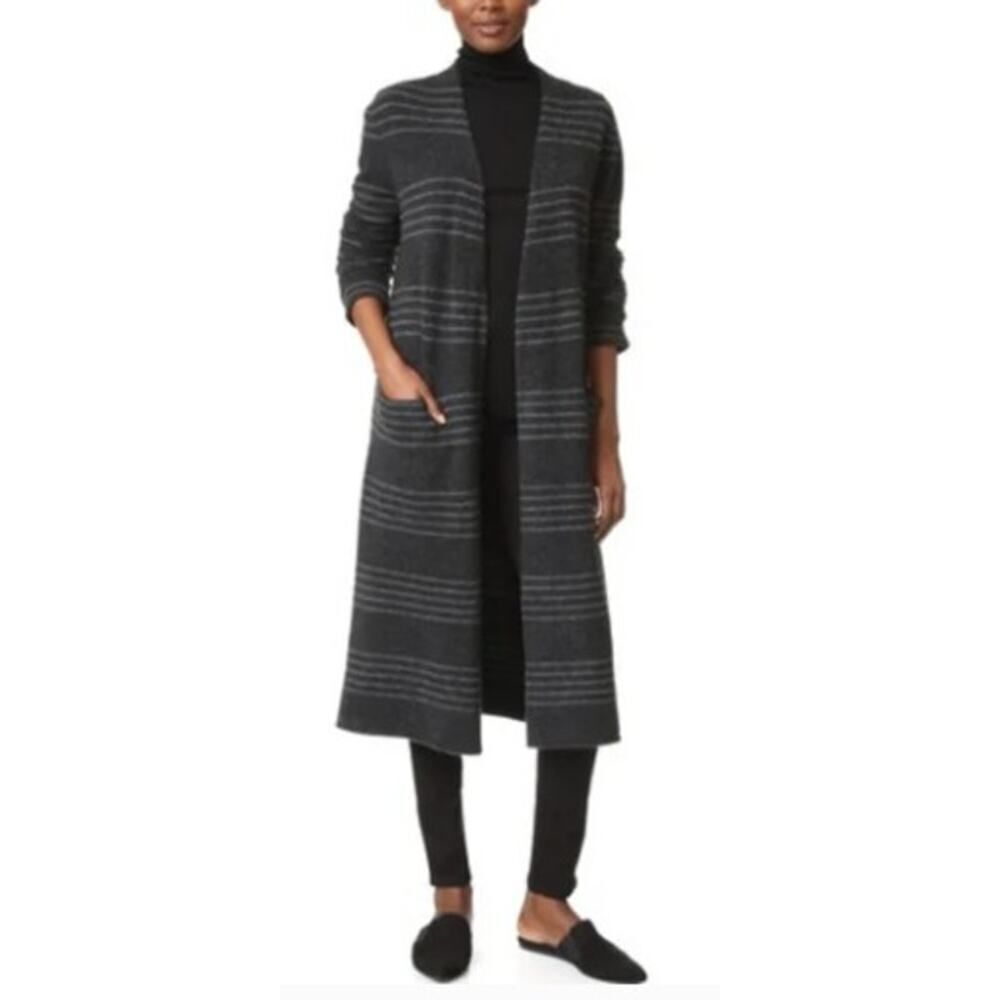 Jenni Kayne Wool Duster Length Open Cardigan Sweater Coat Women’s Sz. S